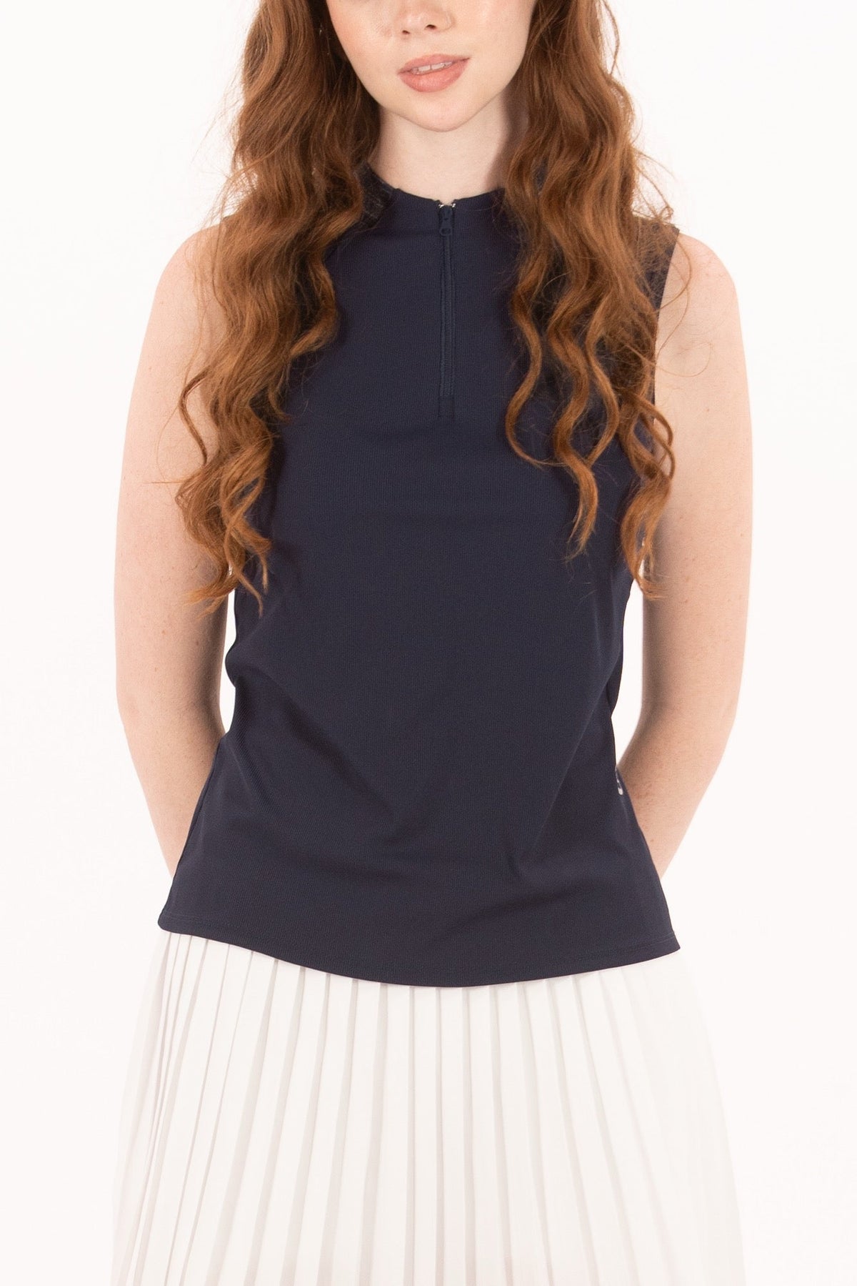 Rib SL Zip Polo