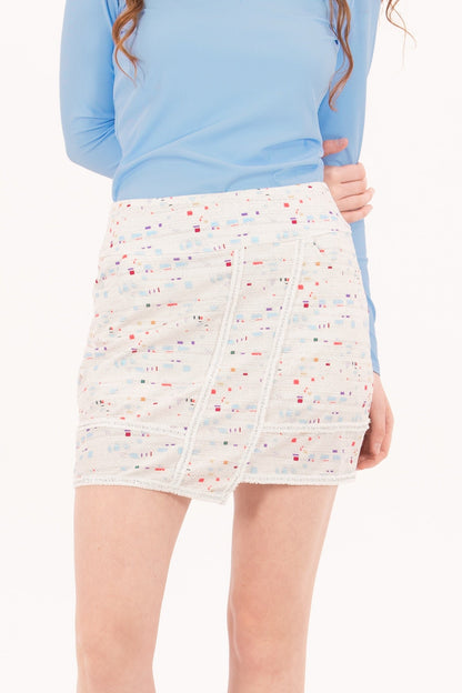 Boucle Trimmed Skirt