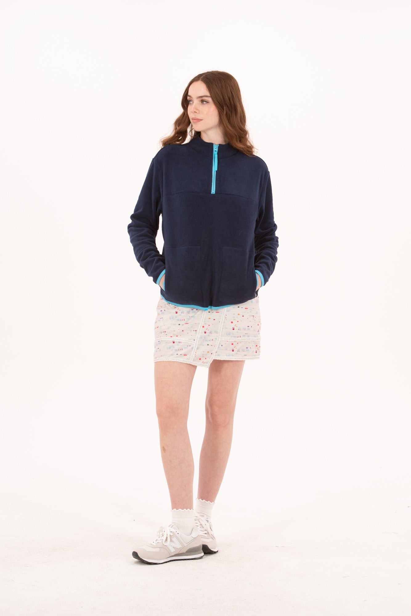 Boucle Trimmed Skirt