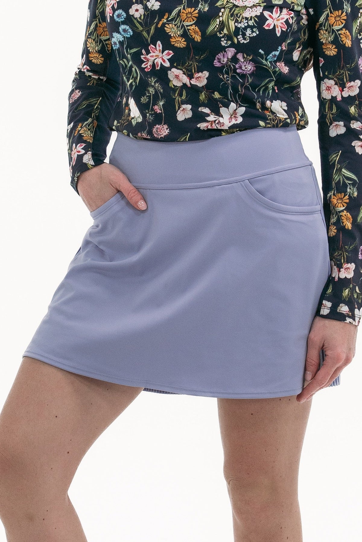 Core Crinkle Pleat Skirt