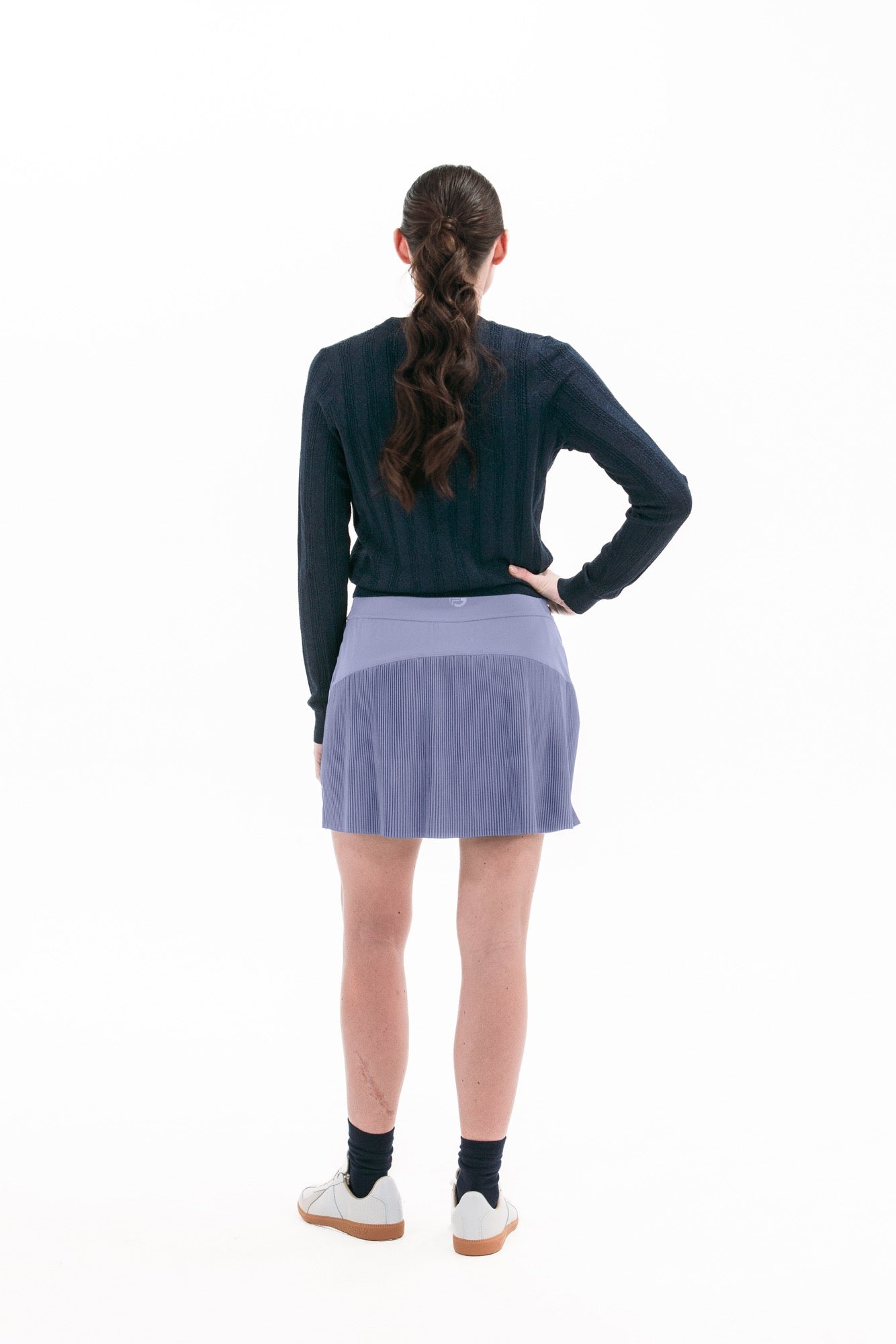 Core Crinkle Pleat Skirt