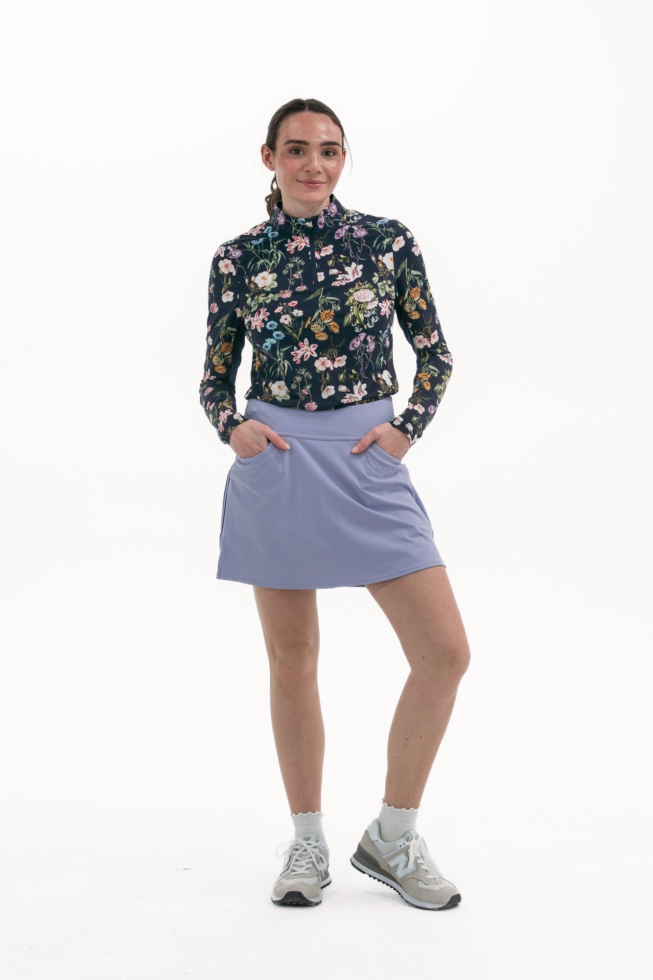 Core Crinkle Pleat Skirt