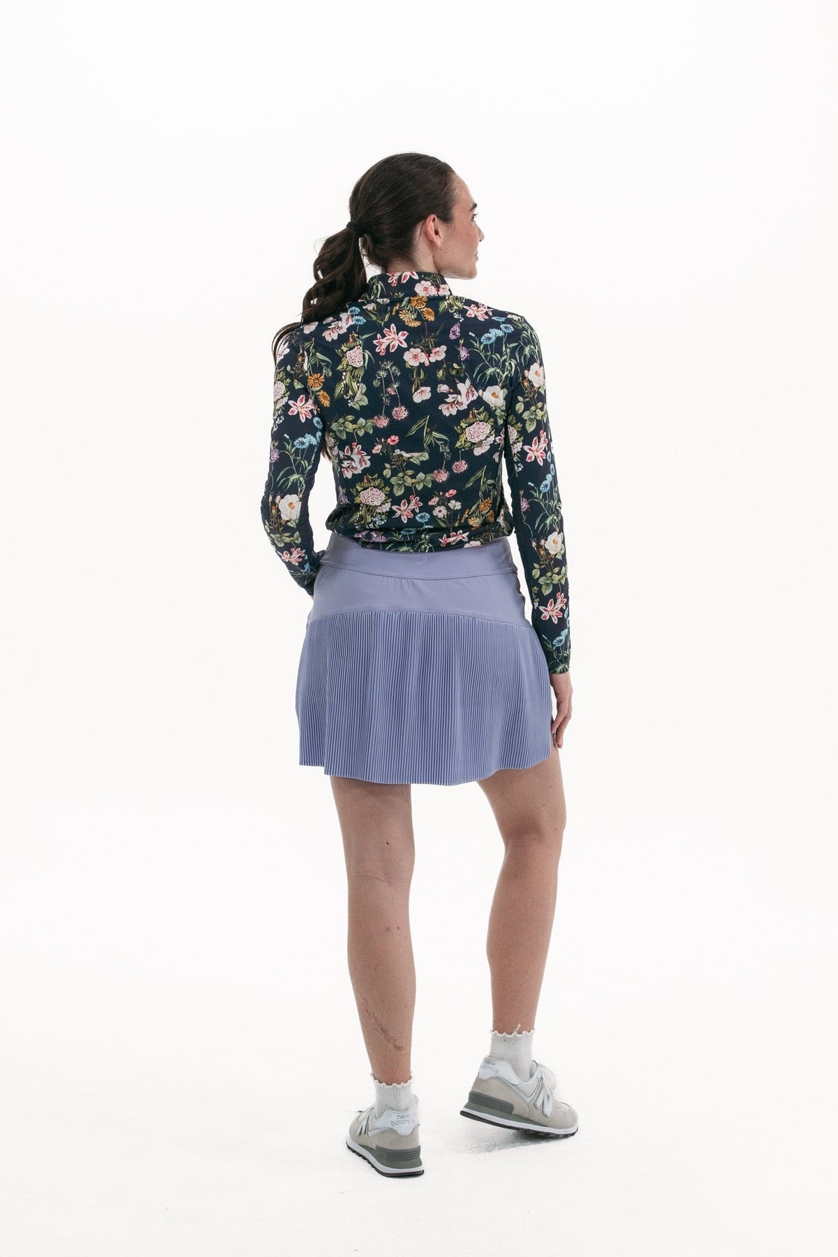 Core Crinkle Pleat Skirt