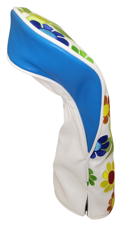 Flower Power Embroidered Driver Headcover by ReadyGOLF