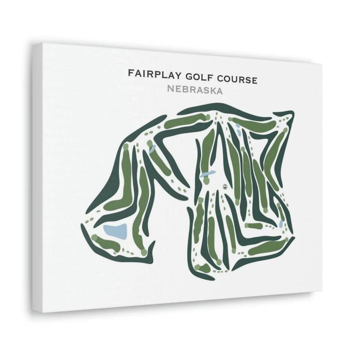 Fairplay Golf Course, Nebraska - Printed Golf Courses
