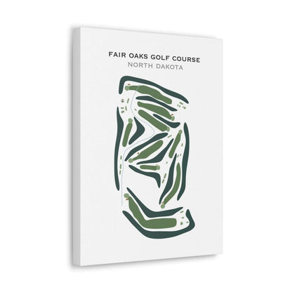 Fair Oaks Golf Course, North Dakota - Printed Golf Course