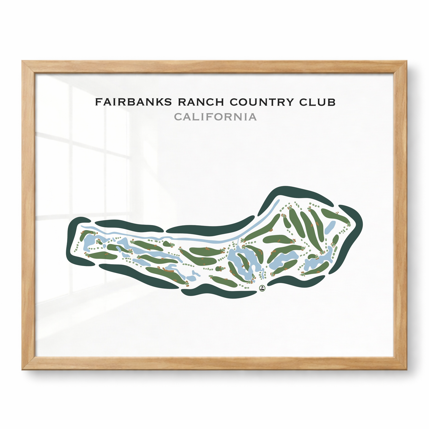 Fairbanks Ranch Country Club, California - Printed Golf Courses
