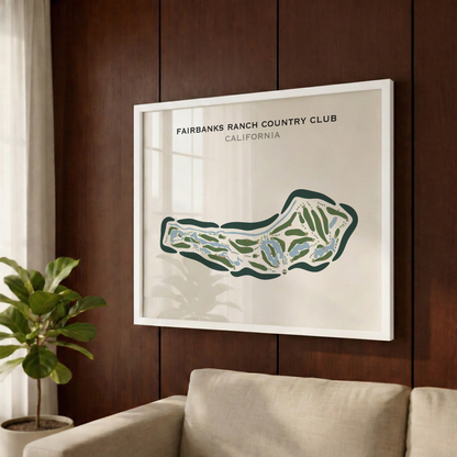 Fairbanks Ranch Country Club, California - Printed Golf Courses