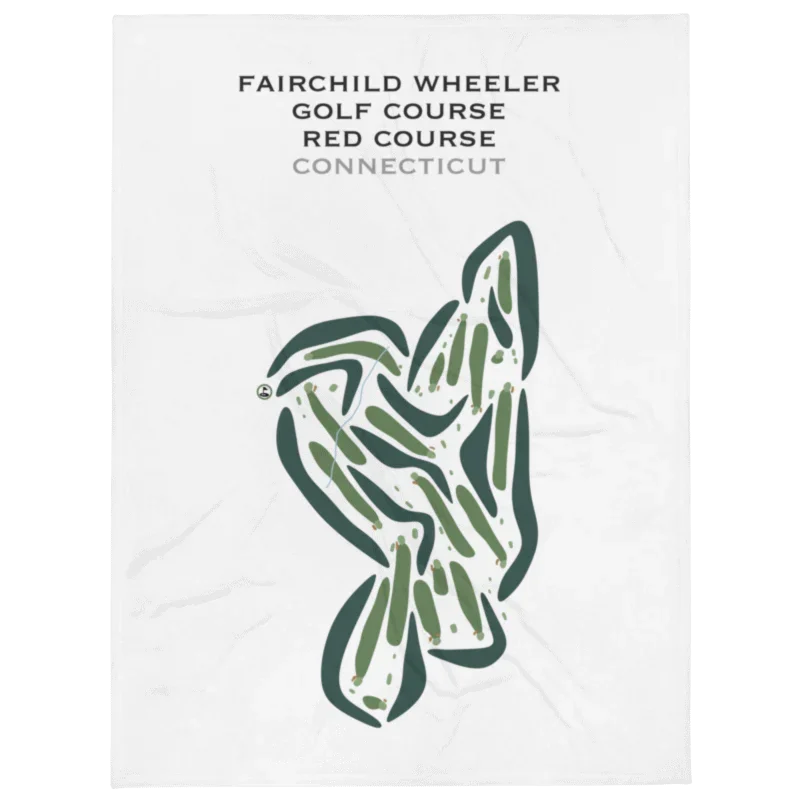 Fairchild Wheeler Golf Course - Red Course, Connecticut - Printed Golf Courses