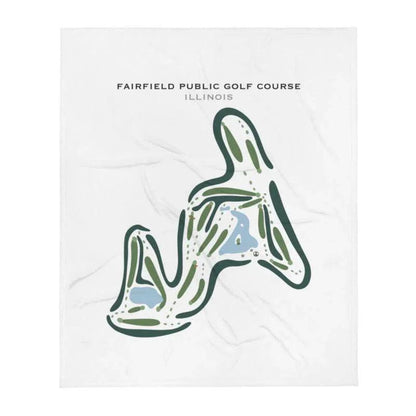 Fairfield Public Golf Course, Illinois - Printed Golf Courses