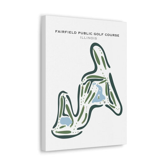 Fairfield Public Golf Course, Illinois - Printed Golf Courses
