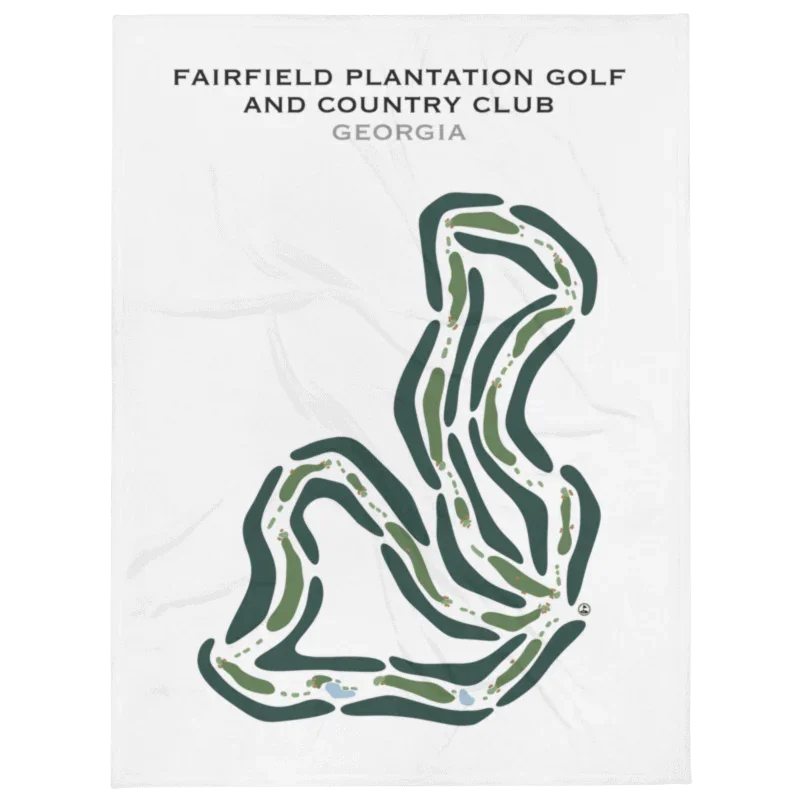 Fairfield Plantation Golf and Country Club, Georgia - Printed Golf Courses