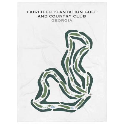 Fairfield Plantation Golf and Country Club, Georgia - Printed Golf Courses