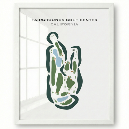 Fairgrounds Golf Center, California - Printed Golf Courses