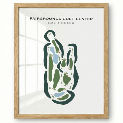 Fairgrounds Golf Center, California - Printed Golf Courses