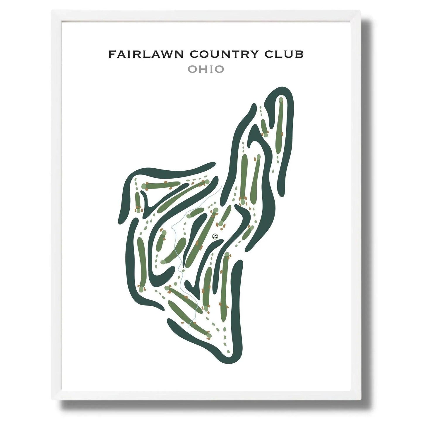 Fairlawn Country Club, Ohio - Printed Golf Courses