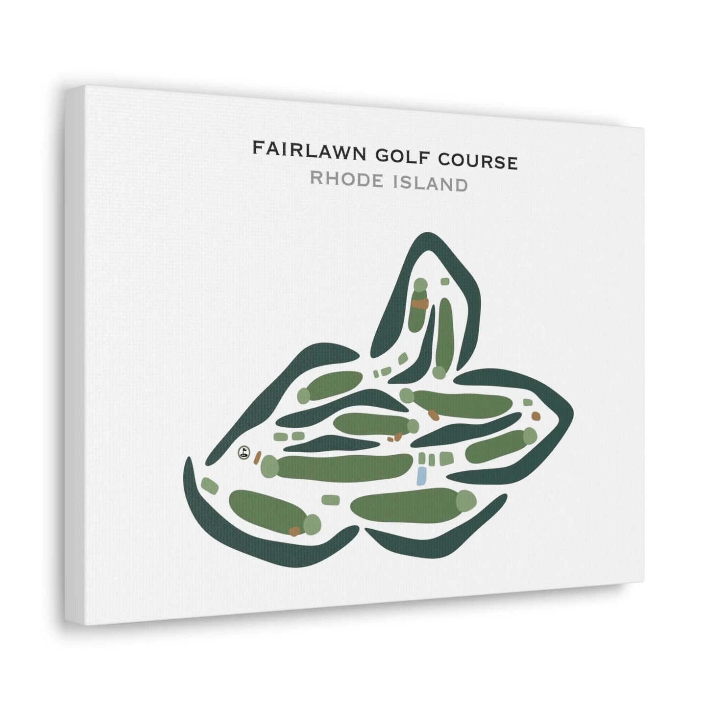 Fairlawn Golf Course, Rhode Island - Printed Golf Courses