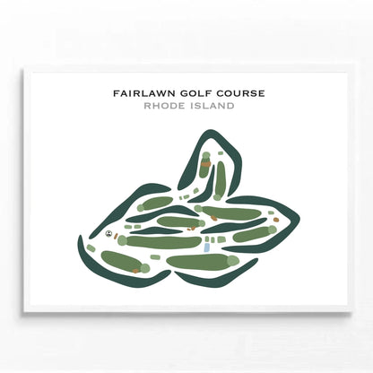 Fairlawn Golf Course, Rhode Island - Printed Golf Courses