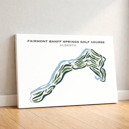 Fairmont Banff Springs Golf Course, Alberta - Printed Golf Courses