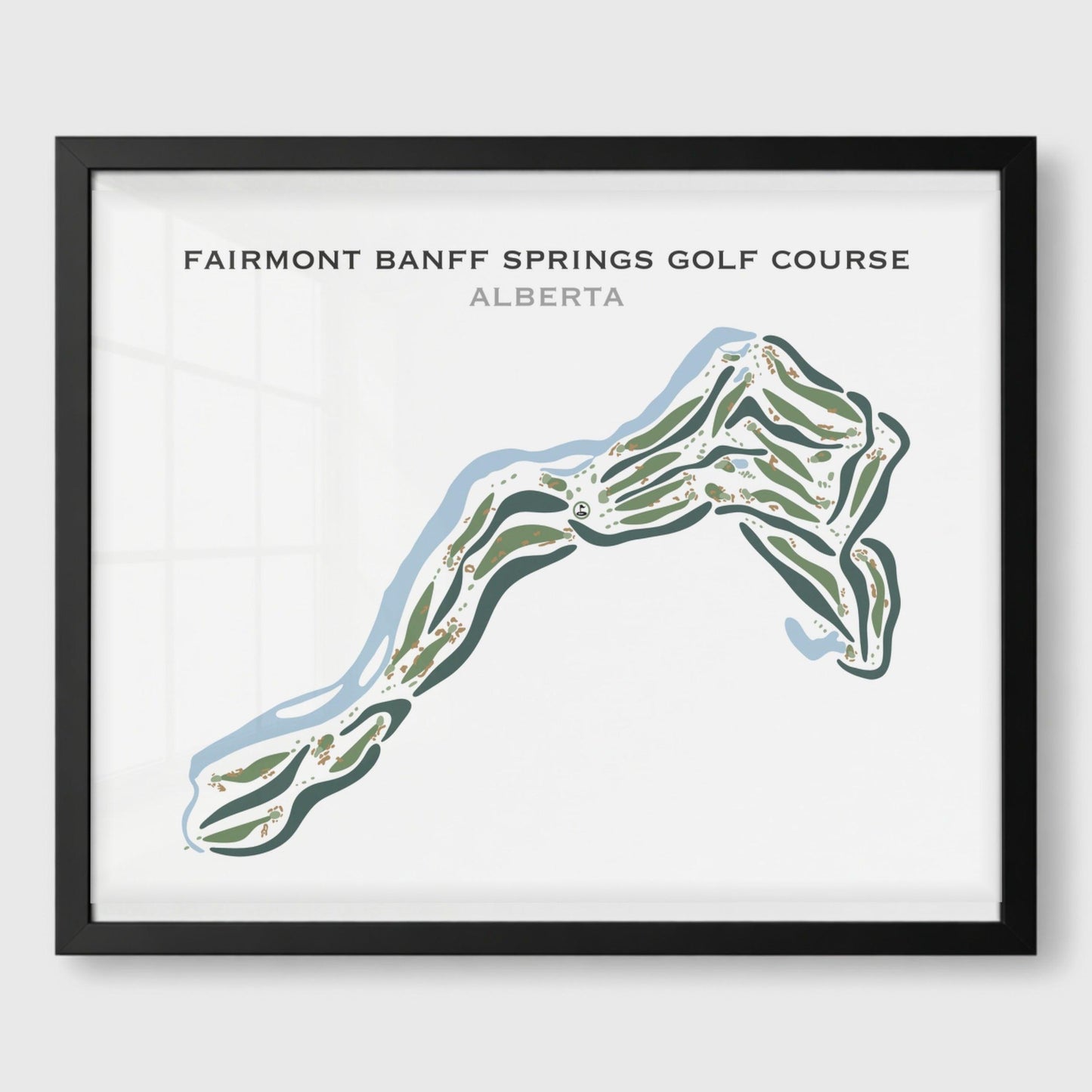 Fairmont Banff Springs Golf Course, Alberta - Printed Golf Courses