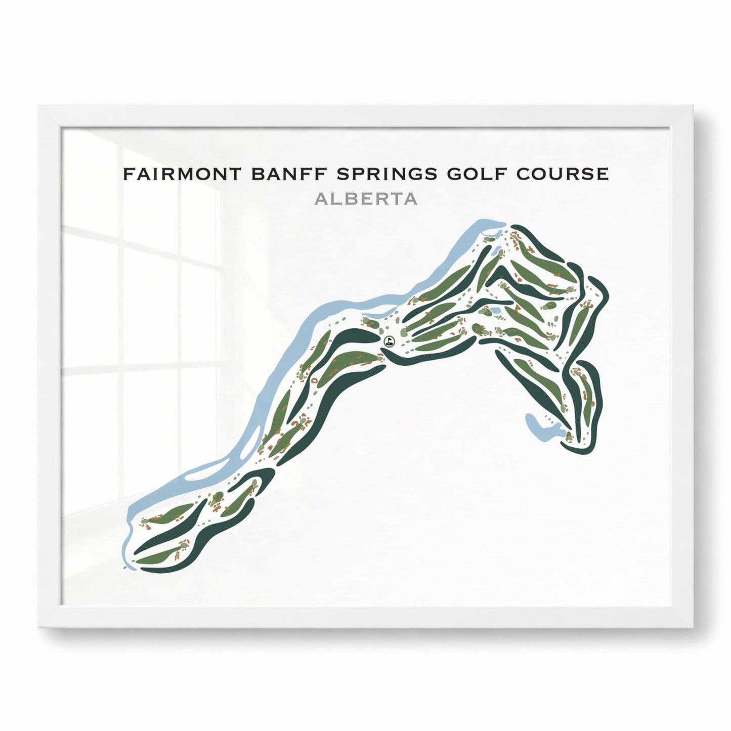 Fairmont Banff Springs Golf Course, Alberta - Printed Golf Courses