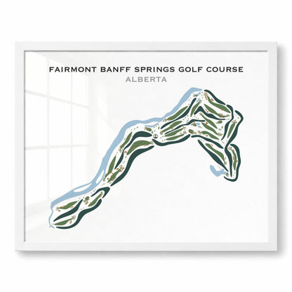 Fairmont Banff Springs Golf Course, Alberta - Printed Golf Courses