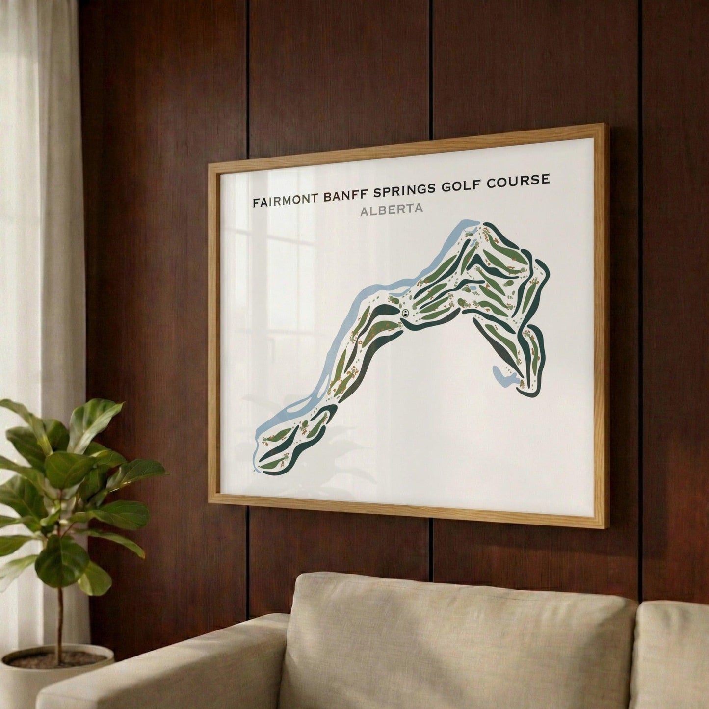 Fairmont Banff Springs Golf Course, Alberta - Printed Golf Courses