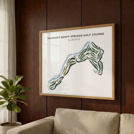 Fairmont Banff Springs Golf Course, Alberta - Printed Golf Courses