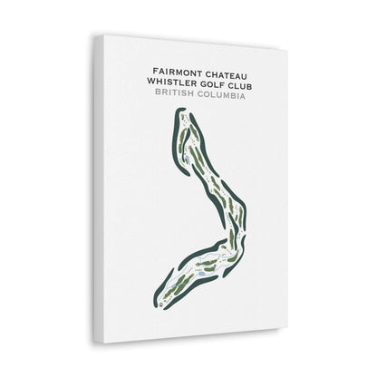 Fairmont Chateau Whistler Golf Club, British Columbia - Printed Golf Course
