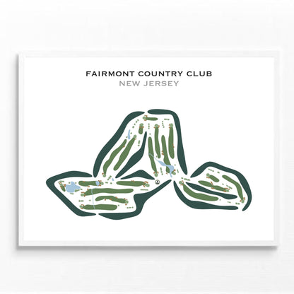 Fairmount Country Club, New Jersey - Printed Golf Courses
