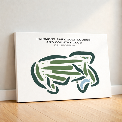 Fairmont Park Golf Course & Country Club, California - Printed Golf Courses