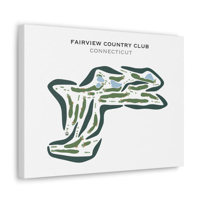 Fairview Country Club, Connecticut - Printed Golf Courses
