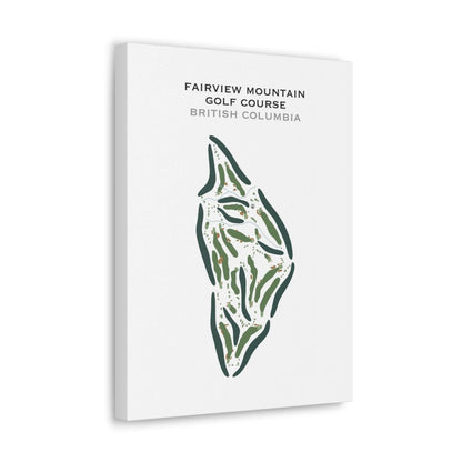 Fairview Mountain Golf Course, British Columbia - Printed Golf Courses