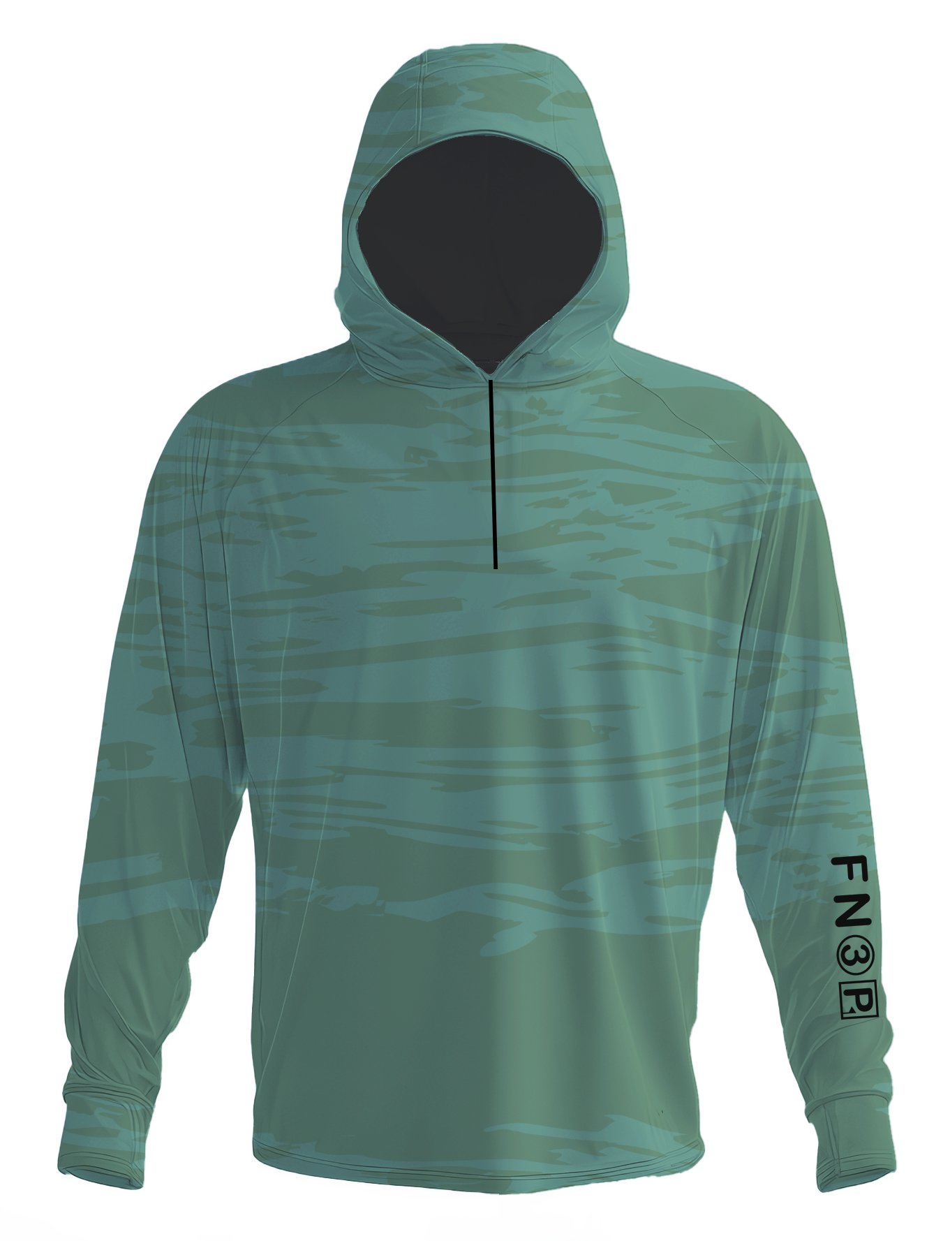 Fairway Camo Hooded Zip