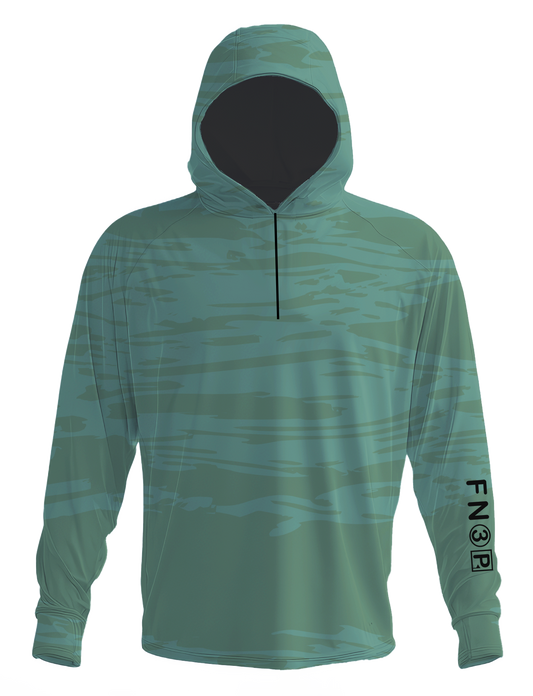 Fairway Camo Hooded Zip