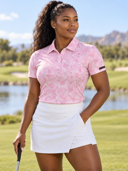 Fairway Rose Premium Golf Polo