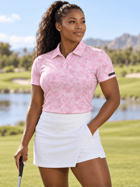 Fairway Rose Premium Golf Polo