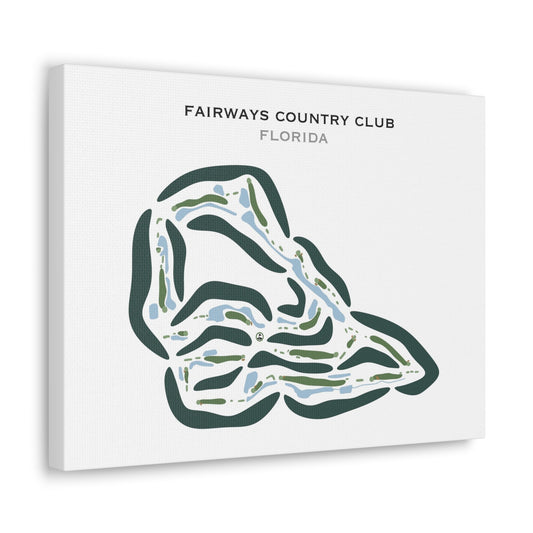 Fairways Country Club, Florida - Printed Golf Courses