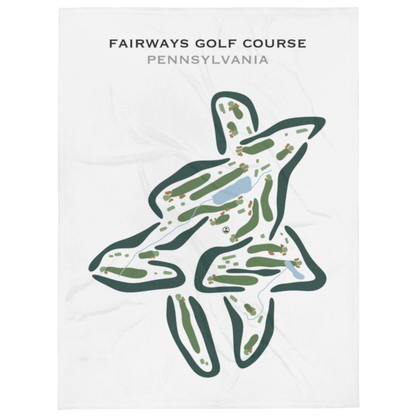Fairways Golf Course, Pennsylvania - Printed Golf Courses