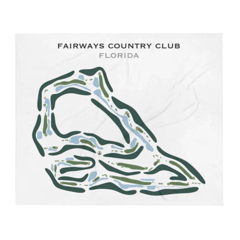 Fairways Country Club, Florida - Printed Golf Course