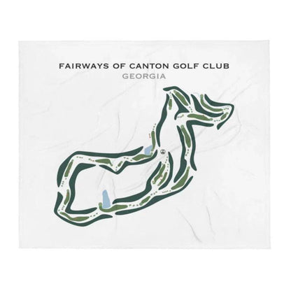 Fairways of Canton Golf Club, Georgia - Printed Golf Courses