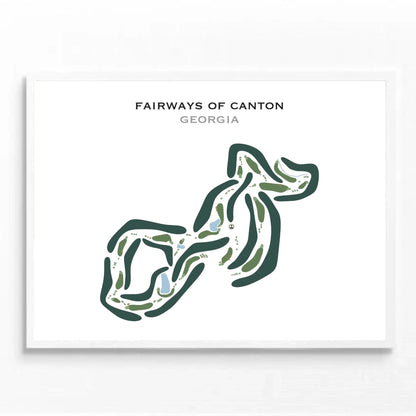 Fairways of Canton, Georgia - Printed Golf Courses