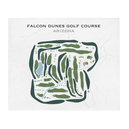 Falcon Dunes Golf Course, Arizona - Printed Golf Courses