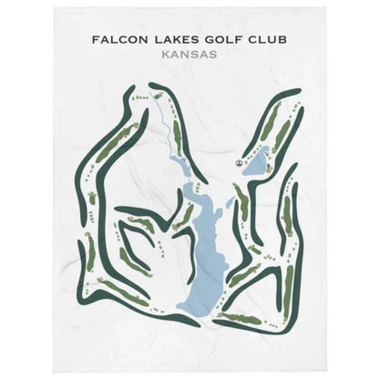 Falcon Lakes Golf Club, Kansas - Printed Golf Course