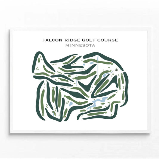 Falcon Ridge Golf Course, Minnesota - Printed Golf Courses