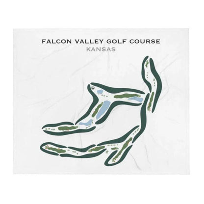 Falcon Valley Golf Course, Kansas - Printed Golf Course