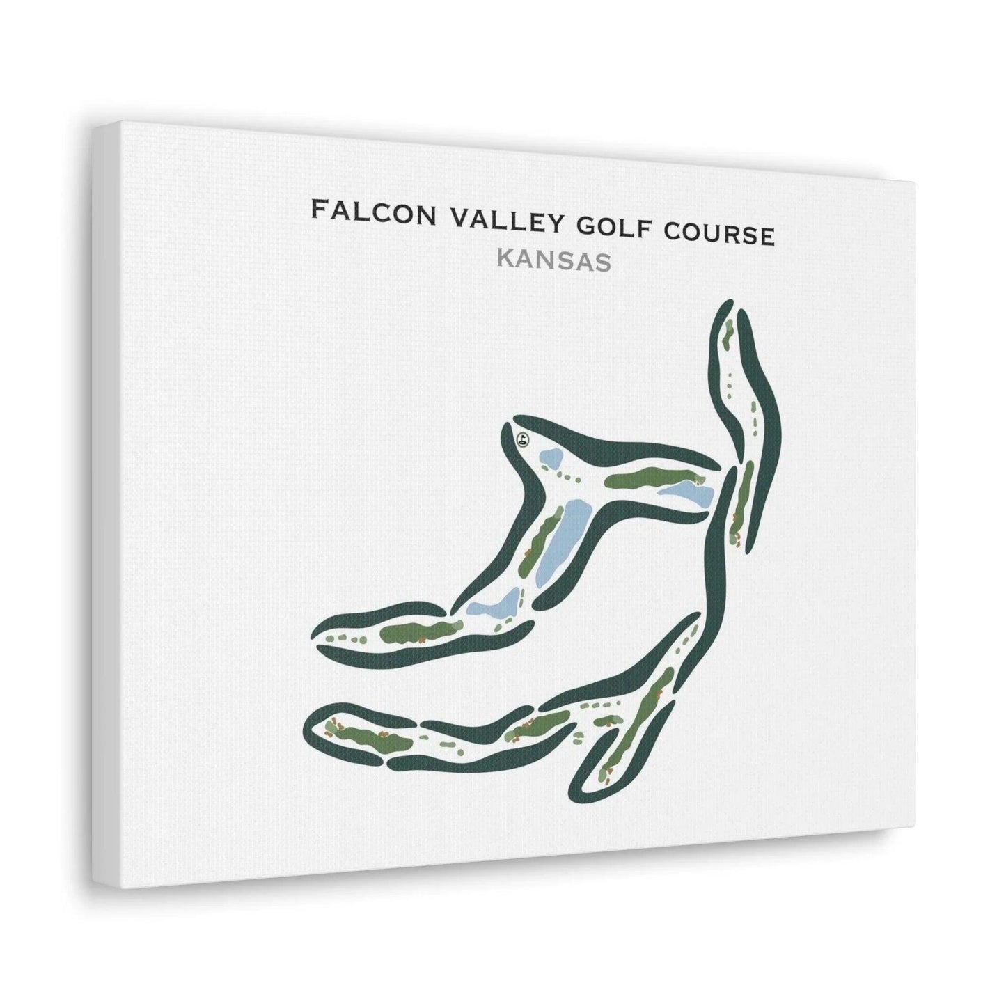Falcon Valley Golf Course, Kansas - Printed Golf Course