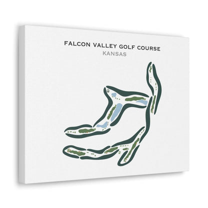 Falcon Valley Golf Course, Kansas - Printed Golf Course