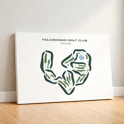 Falconhead Golf Club, Texas - Printed Golf Courses