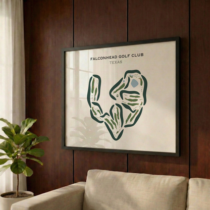 Falconhead Golf Club, Texas - Printed Golf Courses